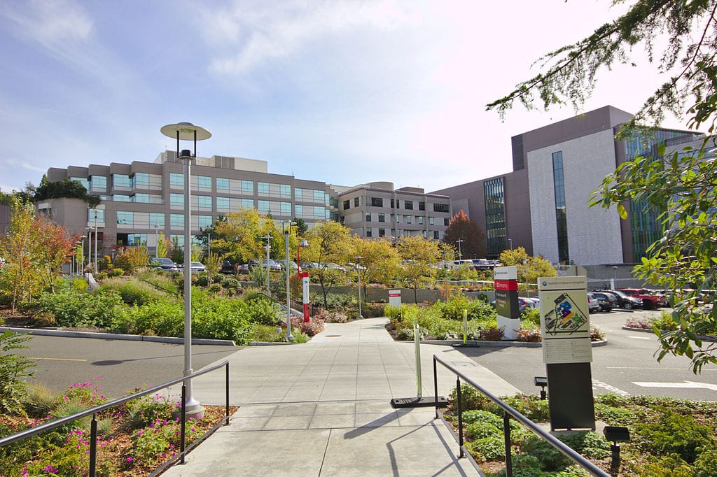 A view of Seattle Children's hospital.